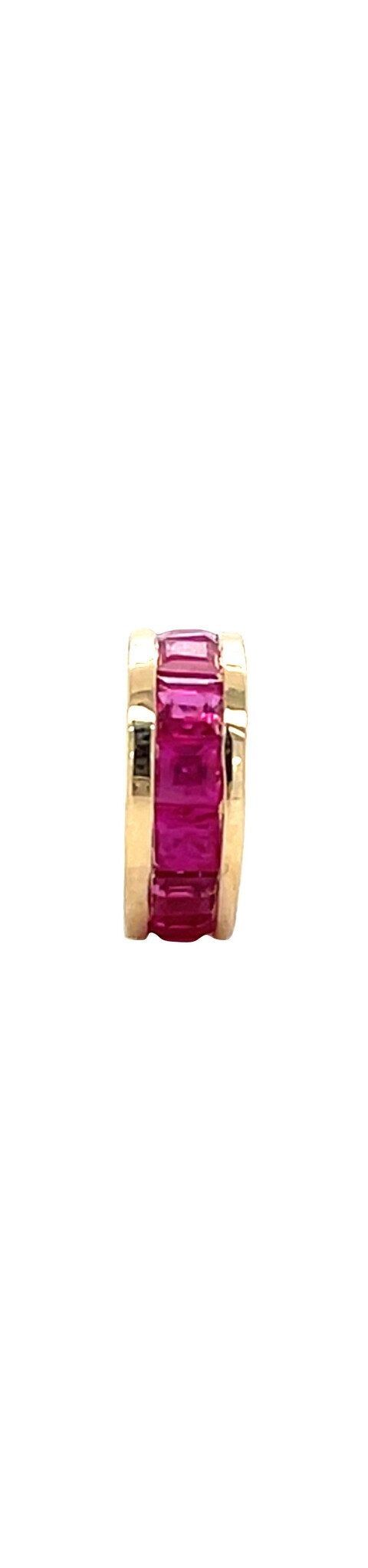 Vintage 18K Gold Ear Cuff with Ruby